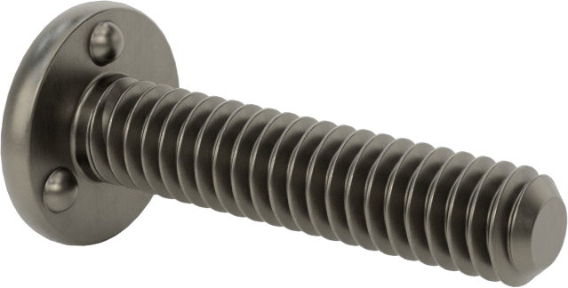Kaynaklı Saplamalar, Çelik, 1/4"-20 Diş Boyutu, 1-1/4" Uzunluk, 0,575" Taban Çapı