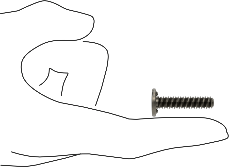Kaynaklı Saplamalar, Çelik, 1/4"-20 Diş Boyutu, 1-1/4" Uzunluk, 0,575" Taban Çapı