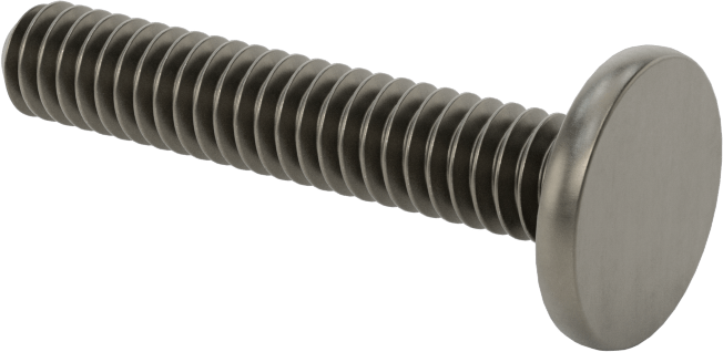Kaynaklı Saplamalar, Çelik, 1/4"-20 Diş Boyutu, 1-1/2" Uzunluk, 0,575" Taban Çapı