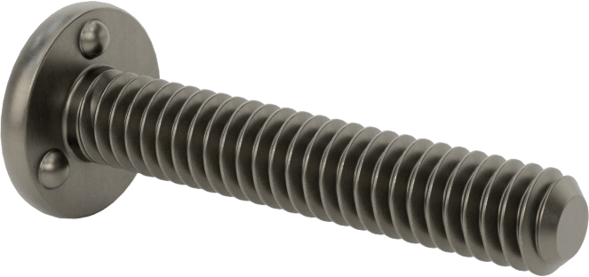 Kaynaklı Saplamalar, Çelik, 1/4"-20 Diş Boyutu, 1-1/2" Uzunluk, 0,575" Taban Çapı