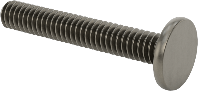 Kaynaklı Saplamalar, Çelik, 1/4"-20 Diş Boyutu, 1-3/4" Uzunluk, 0,575" Taban Çapı