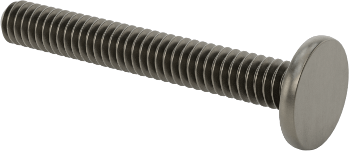 Kaynaklı Saplamalar, Çelik, 1/4"-20 Diş Boyutu, 2" Uzunluk, 0,575" Taban Çapı