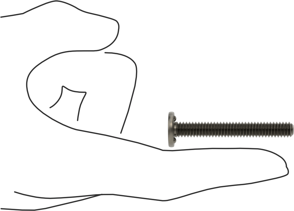 Kaynaklı Saplamalar, Çelik, 1/4"-20 Diş Boyutu, 2" Uzunluk, 0,575" Taban Çapı