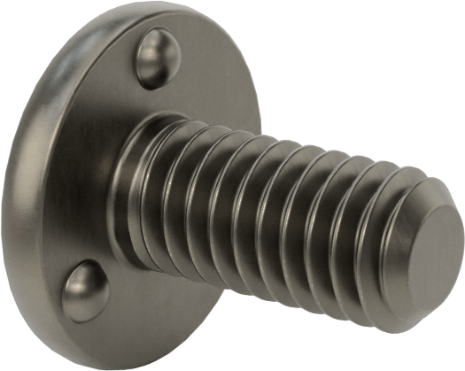 Kaynaklı Saplamalar, Çelik, 5/16"-18 Diş Boyutu, 3/4" Uzunluk, 0,755" Taban Çapı