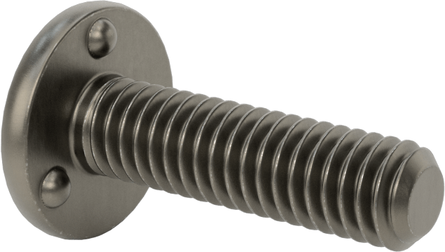 Kaynaklı Saplamalar, Çelik, 5/16"-18 Diş Boyutu, 1-1/4" Uzunluk, 0,755" Taban Çapı