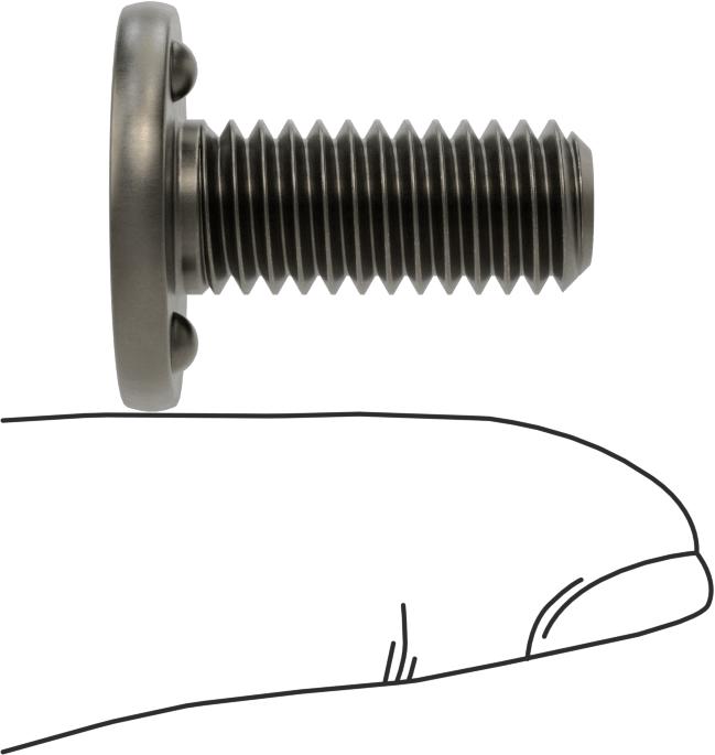 Kaynaklı Saplamalar, Çelik, 3/8"-16 Diş Boyutu, 1" Uzunluk, 0,880" Taban Çapı