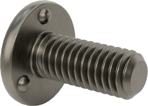 Kaynaklı Saplamalar, Çelik, 3/8"-16 Diş Boyutu, 1" Uzunluk, 0,880" Taban Çapı