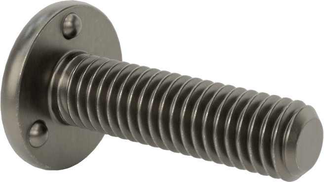 Kaynaklı Saplamalar, Çelik, 3/8"-16 Diş Boyutu, 1-1/2" Uzunluk, 0,880" Taban Çapı