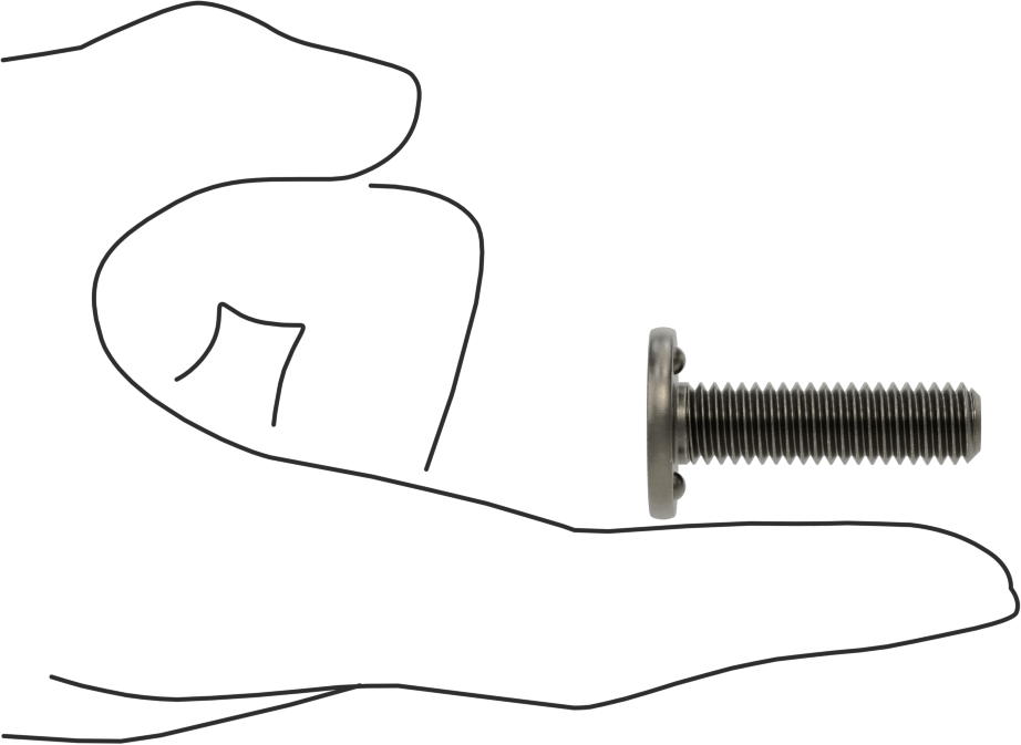 Kaynaklı Saplamalar, Çelik, 3/8"-16 Diş Boyutu, 1-1/2" Uzunluk, 0,880" Taban Çapı