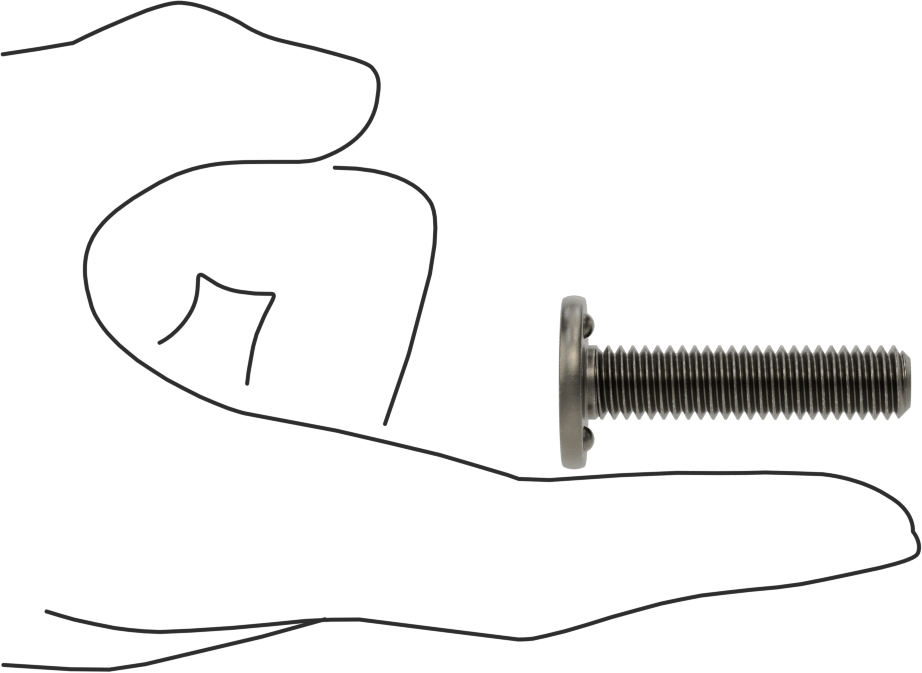 Kaynaklı Saplamalar, Çelik, 3/8"-16 Diş Boyutu, 1-3/4" Uzunluk, 0,880" Taban Çapı