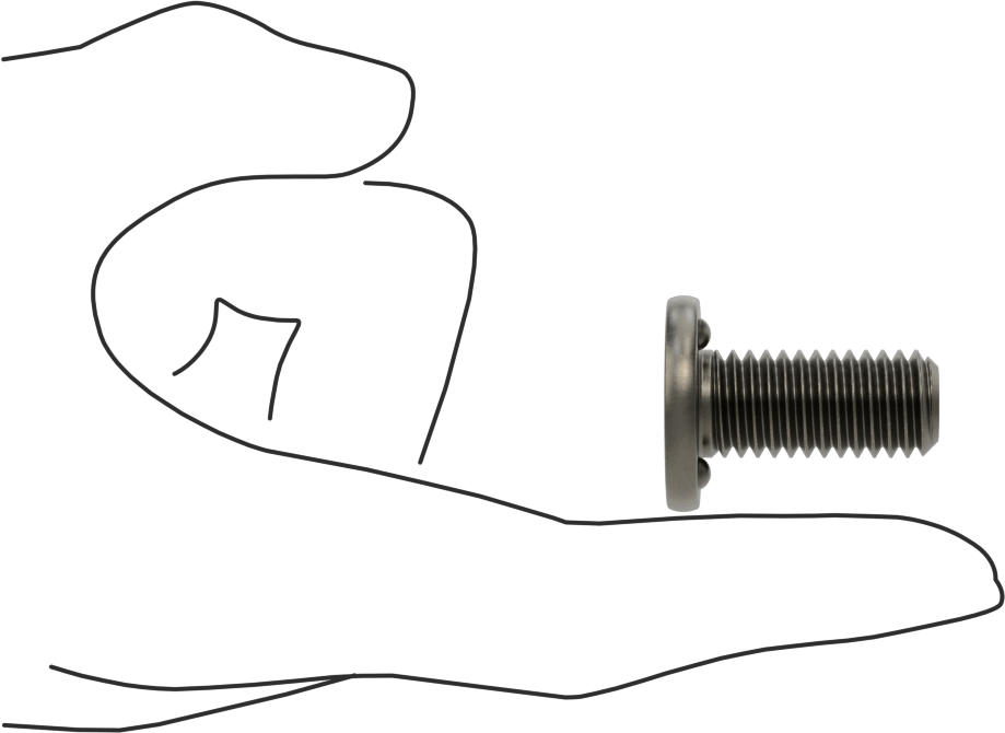 Kaynaklı Saplamalar, Çelik, 1/2"-13 Diş Boyutu, 1-1/4" Uzunluk, 1,005" Taban Çapı