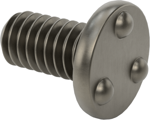 Kaynaklı Saplamalar, Çelik, 8-32 Diş Boyutu, 3/8" Uzunluk, 0,323" Taban Çapı