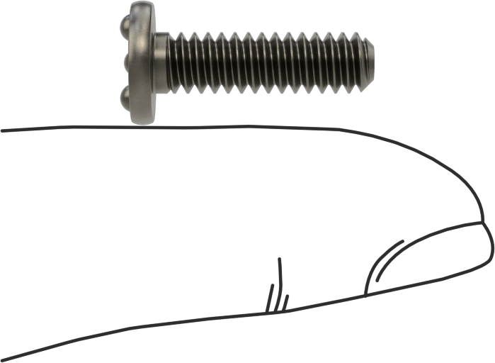 Kaynaklı Saplamalar, Çelik, 10-24 Diş Boyutu, 3/4" Uzunluk, 0,385" Taban Çapı