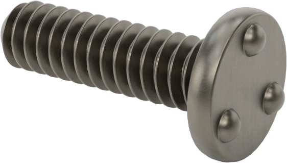 Kaynaklı Saplamalar, Çelik, 10-24 Diş Boyutu, 3/4" Uzunluk, 0,385" Taban Çapı