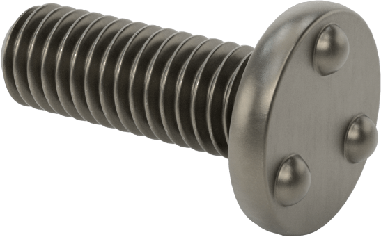 Kaynaklı Saplamalar, Çelik, 10-32 Diş Boyutu, 5/8" Uzunluk, 0,385" Taban Çapı