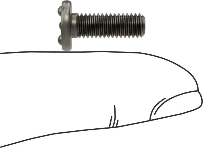 Kaynaklı Saplamalar, Çelik, 10-32 Diş Boyutu, 5/8" Uzunluk, 0,385" Taban Çapı
