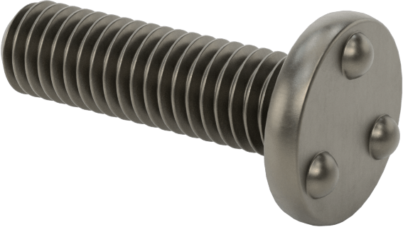 Kaynaklı Saplamalar, Çelik, 10-32 Diş Boyutu, 3/4" Uzunluk, 0,385" Taban Çapı