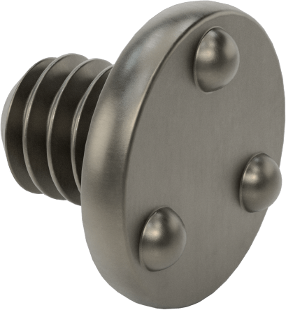 Kaynaklı Saplamalar, Çelik, 1/4"-20 Diş Boyutu, 3/8" Uzunluk, 0,510" Taban Çapı