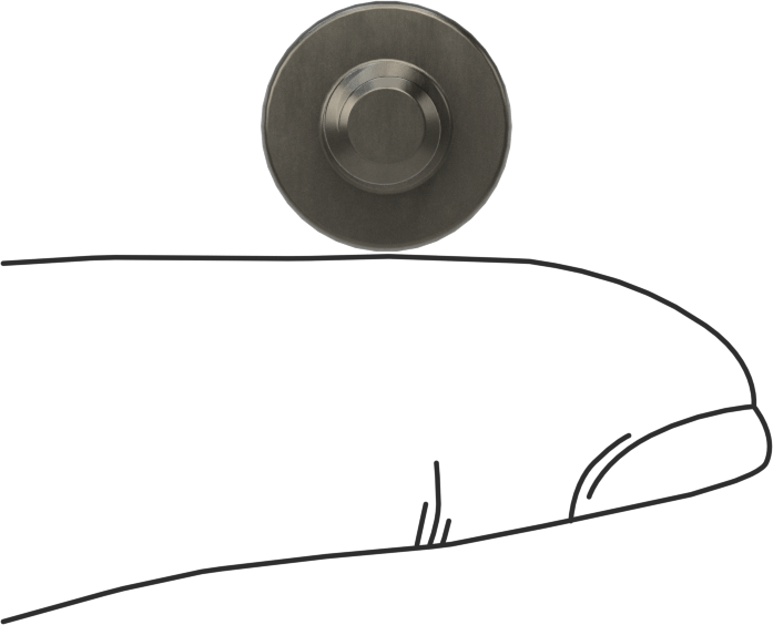 Kaynaklı Saplamalar, Çelik, 1/4"-20 Diş Boyutu, 3/8" Uzunluk, 0,510" Taban Çapı