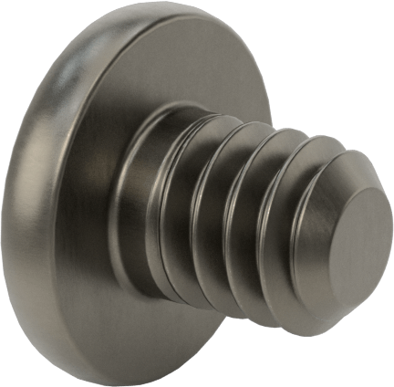 Kaynaklı Saplamalar, Çelik, 1/4"-20 Diş Boyutu, 3/8" Uzunluk, 0,510" Taban Çapı