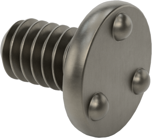 Kaynaklı Saplamalar, Çelik, 1/4"-20 Diş Boyutu, 1/2" Uzunluk, 0,510" Taban Çapı
