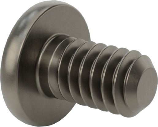 Kaynaklı Saplamalar, Çelik, 1/4"-20 Diş Boyutu, 1/2" Uzunluk, 0,510" Taban Çapı