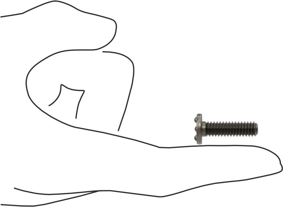 Kaynaklı Saplamalar, Çelik, 1/4"-20 Diş Boyutu, 1" Uzunluk, 0,510" Taban Çapı