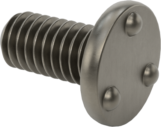 Kaynaklı Saplamalar, Çelik, 5/16"-18 Diş Boyutu, 3/4" Uzunluk, 0,630" Taban Çapı