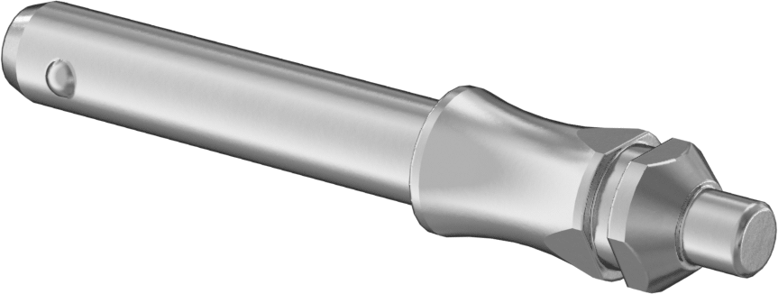 Dar Alanlar için Kilitli Hızlı Açma Pimi, 10 mm Çap, 40 mm Kullanılabilir Uzunluk