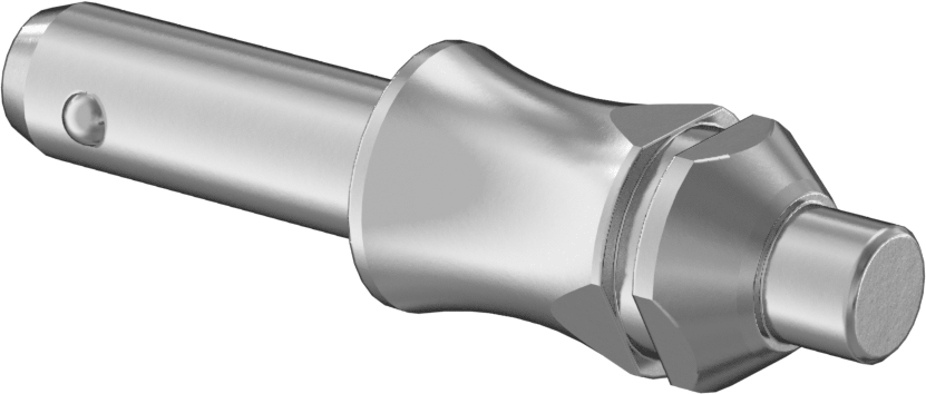 Dar Alanlar için Kilitli Hızlı Açma Pimi, 12 mm Çap, 25 mm Kullanılabilir Uzunluk