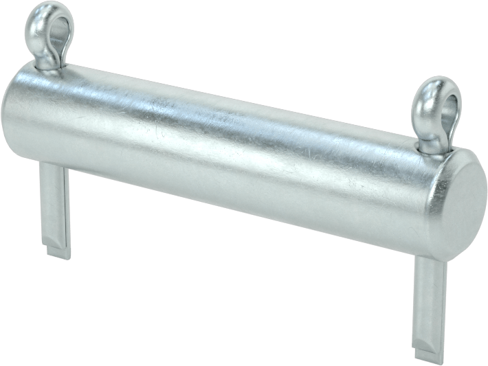 Başsız Çatal Pim, 3/8" Çap, 1-1/2" Kullanılabilir Uzunluk