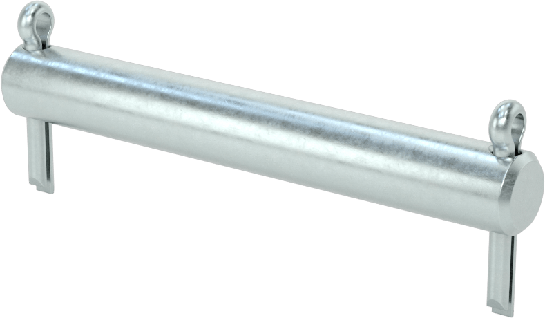 Başsız Çatal Pim, 3/8" Çap, 2-1/2" Kullanılabilir Uzunluk