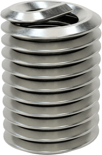 Helisel Ek Parça, Nitronic 60 Paslanmaz Çelik, M2,5 x 0,45 mm Diş Boyutu, 5 mm Uzunluk
