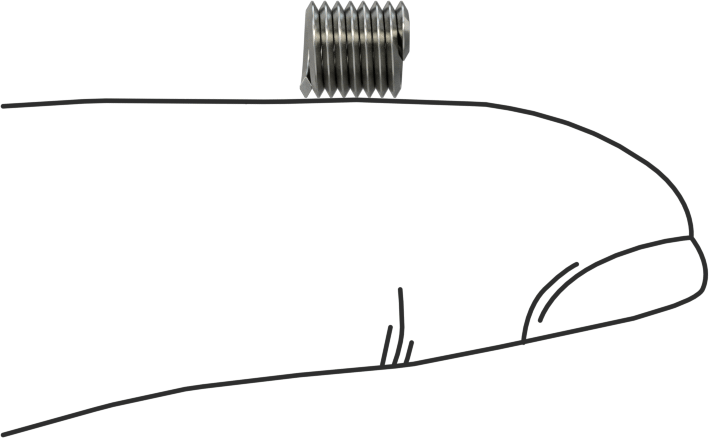 Helisel Ek Parça, Nitronic 60 Paslanmaz Çelik, M4 x 0,7 mm Diş Boyutu, 6 mm Uzunluk