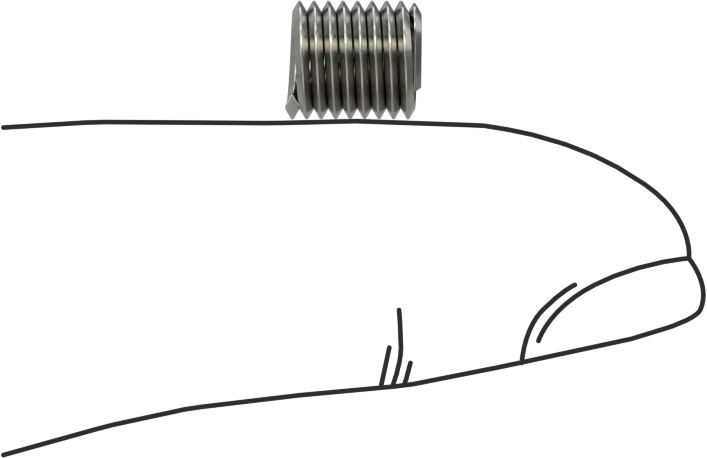 Helisel Ek Parça, Nitronic 60 Paslanmaz Çelik, M5 x 0,8 mm Diş Boyutu, 7,5 mm Uzunluk
