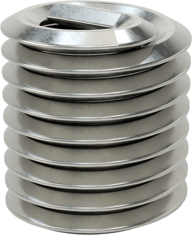 Helisel Ek Parça, Nitronic 60 Paslanmaz Çelik, M5 x 0,8 mm Diş Boyutu, 7,5 mm Uzunluk