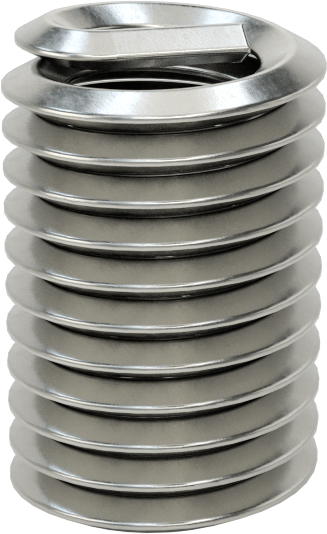 Helisel Ek Parça, Nitronic 60 Paslanmaz Çelik, M6 x 1 mm Diş Boyutu, 12 mm Uzunluk