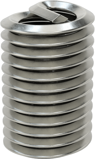 Helisel Ek Parça, Nitronic 60 Paslanmaz Çelik, M8 x 1,25 mm Diş Boyutu, 16 mm Uzunluk