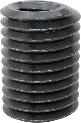 Helisel Ek Parça, Yağlanmış 18-8 Paslanmaz Çelik, M4 x 0,7 mm Diş Boyutu, 8 mm Uzunluk