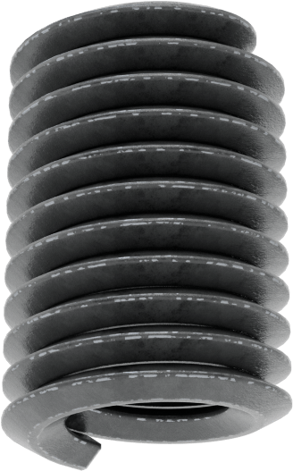 Helisel Ek Parça, Yağlanmış 18-8 Paslanmaz Çelik, M4 x 0,7 mm Diş Boyutu, 8 mm Uzunluk