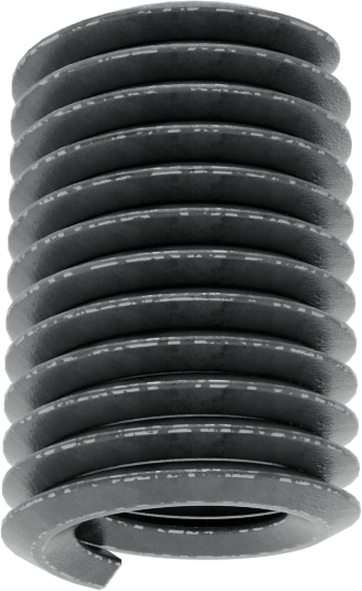 Helisel Ek Parça, Yağlanmış 18-8 Paslanmaz Çelik, M5 x 0,8 mm Diş Boyutu, 10 mm Uzunluk