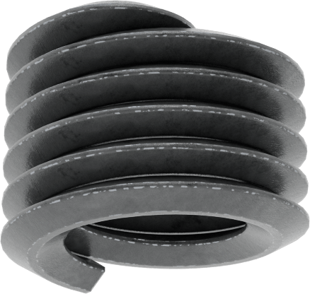 Helisel Ek Parça, Yağlanmış 18-8 Paslanmaz Çelik, M5 x 0,8 mm Diş Boyutu, 5 mm Uzunluk