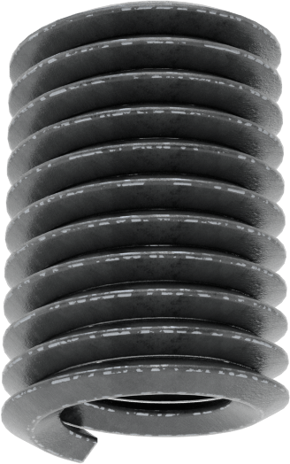 Helisel Ek Parça, Yağlanmış 18-8 Paslanmaz Çelik, M6 x 1 mm Diş Boyutu, 12 mm Uzunluk