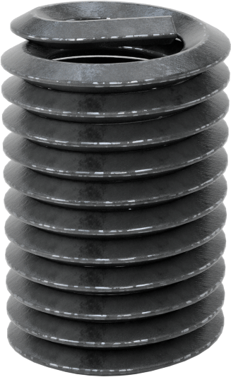 Helisel Ek Parça, Yağlanmış 18-8 Paslanmaz Çelik, M6 x 1 mm Diş Boyutu, 12 mm Uzunluk