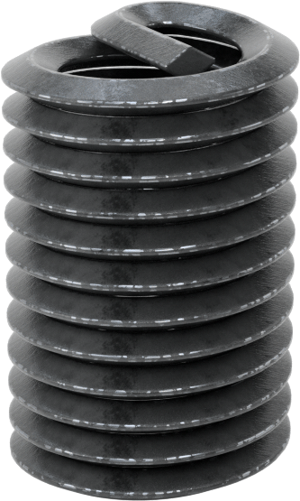 Helisel Ek Parça, Yağlanmış 18-8 Paslanmaz Çelik, M8 x 1,25 mm Diş Boyutu, 16 mm Uzunluk