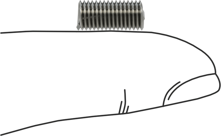 Helisel Ek Parça, Parçacık İçermeyen Ortamlar için, Paslanmaz Çelik, M4 x .7mm, 12 mm Uzunluk