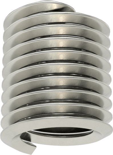 Helisel Ek Parça, Parçacık İçermeyen Ortamlar için, Paslanmaz Çelik, M12 x 1.75mm