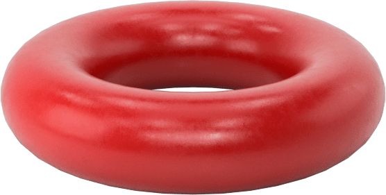 Yüksek Sıcaklık Silikon O-Ringler, Parker S1138, 1/16 Kesirli Genişlik, Dash Numarası 007
