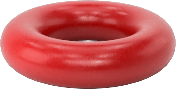 Yüksek Sıcaklık Silikon O-Ringler, Parker S1138, 3/32 Kesirli Genişlik, Dash Numarası 107