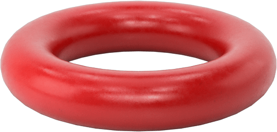 Yüksek Sıcaklık Silikon O-Ringler, Parker S1138, 1/16 Kesirli Genişlik, Dash Numarası 009